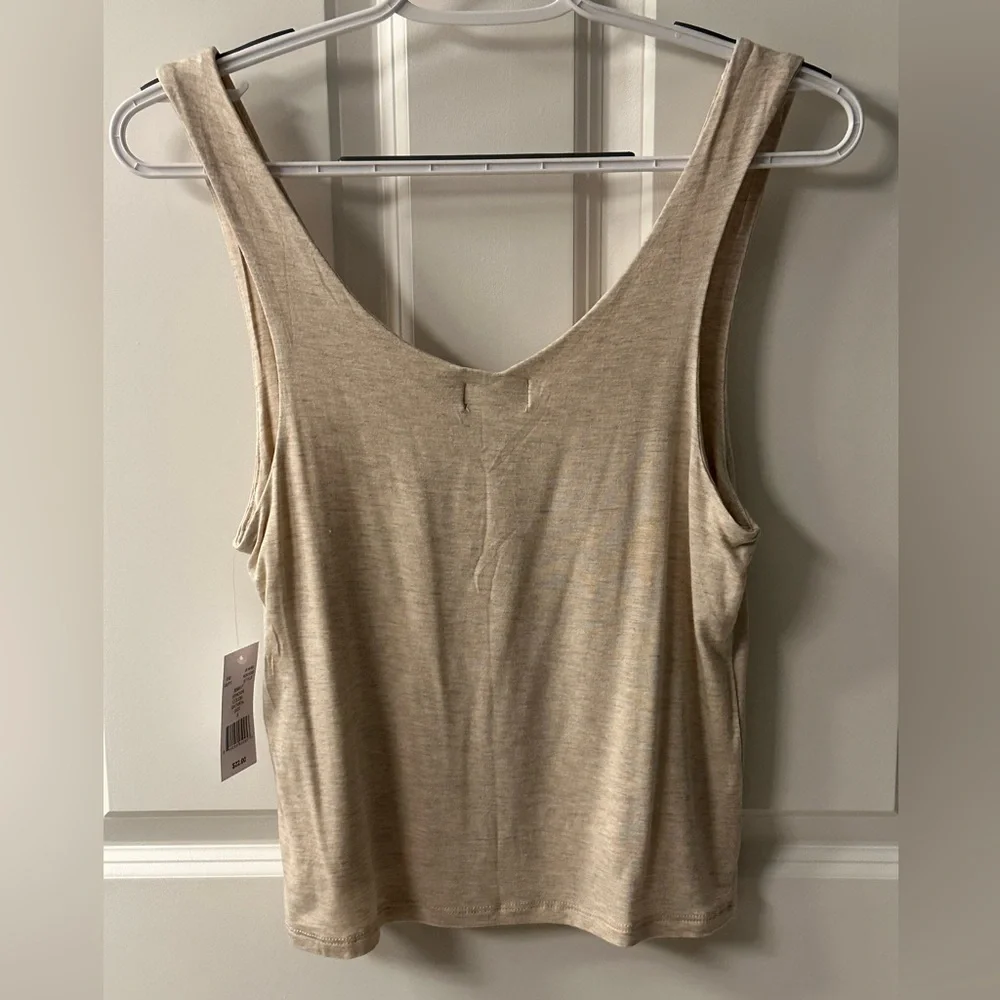 Originality Women's Cream Tank Top - Picture 2 of 4